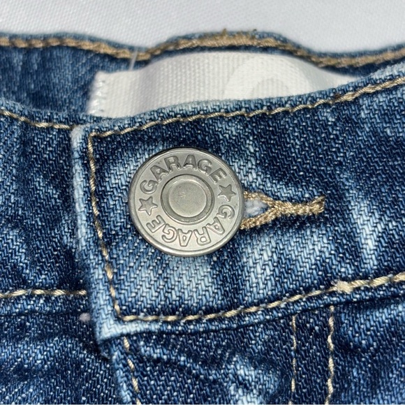 Garage Denim Festival Distress High Waist Jean Shorts Size 11 - Picture 2 of 10